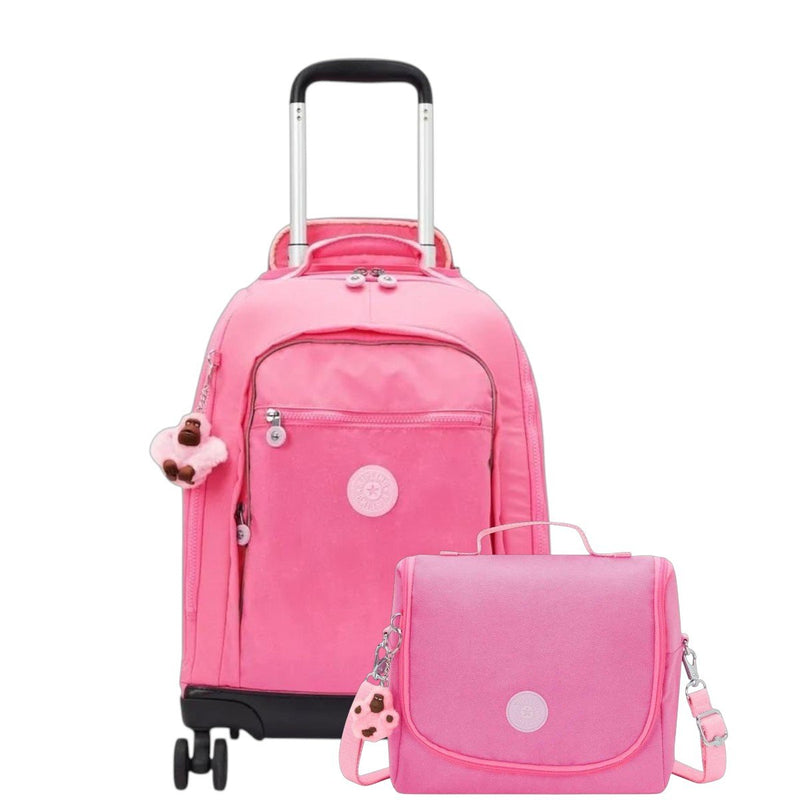 Kit Kipling Mochila e Lancheira Glitter