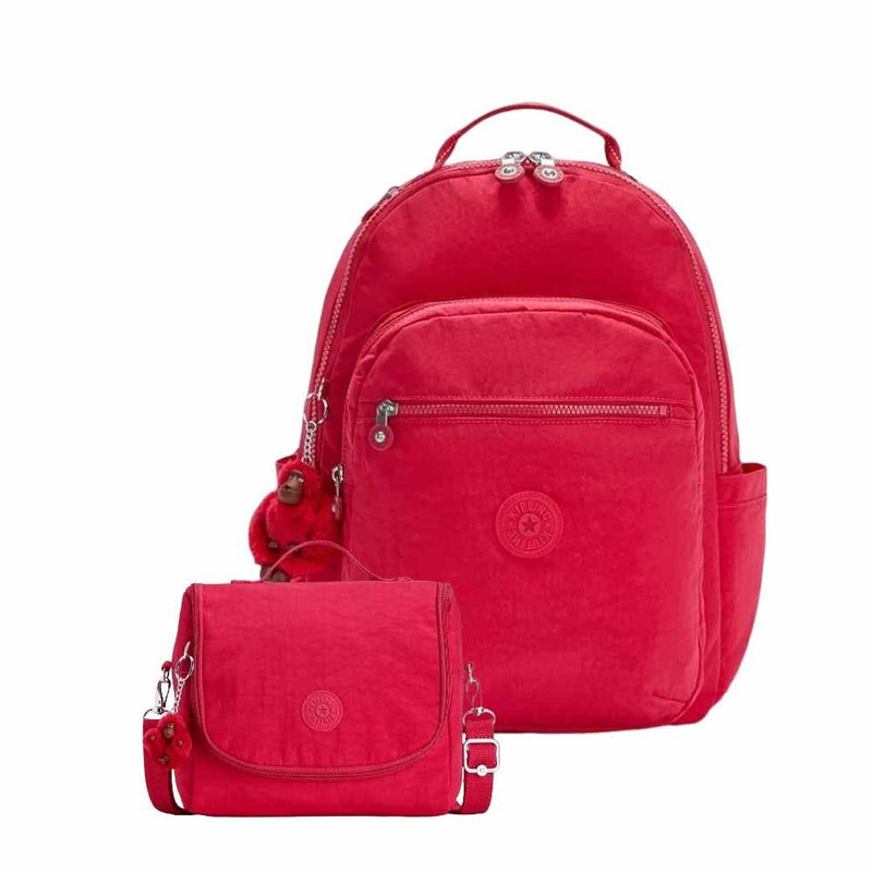 Kit Kipling Mochila e Lancheira Unissex