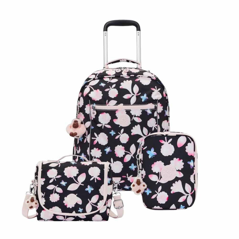 Kit Kipling Mochila, Estojo e Lancheira