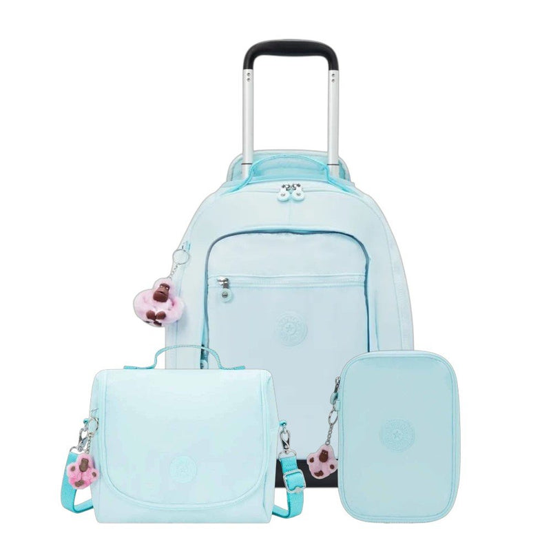 Kit Kipling Mochila, Lancheira e Estojo Unissex